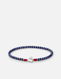 Miansai Bracelets Kato Lapis Bracelet, Sterling Silver Blue / S