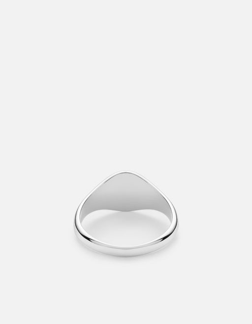 Miansai Rings Chai Signet Ring, Sterling Silver