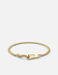 Miansai Bracelets Dima Chain Bracelet, Gold Vermeil Polished Gold / M