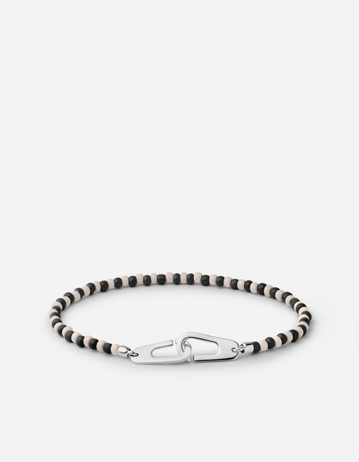 Miansai Bracelets Niko Bracelet, Sterling Silver / Black Black / M