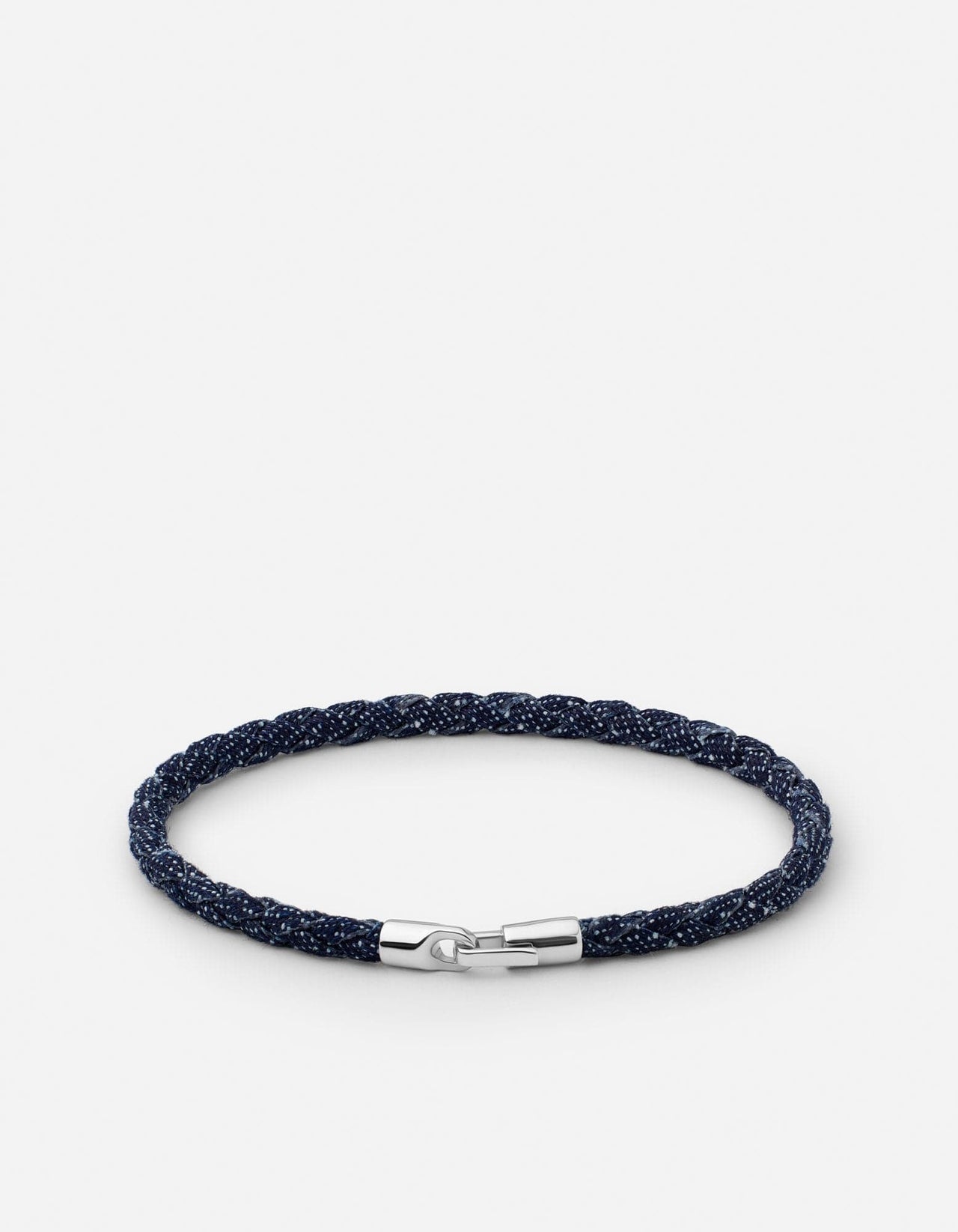 Cruz Denim Bracelet, Sterling Silver | Men's Bracelets | Miansai