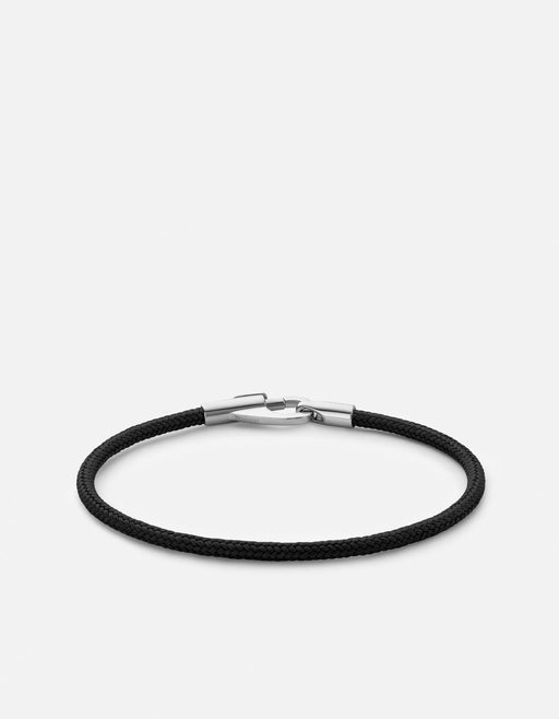 Miansai Bracelets Snap Rope Bracelet, Sterling Silver