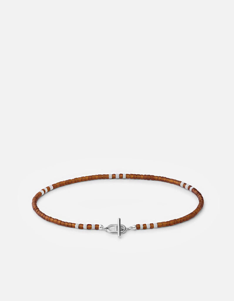 Miansai Bracelets Avi Bracelet, Sterling Silver / Dark Amber Dark Amber / S