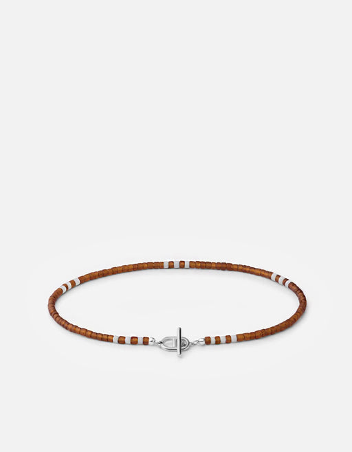 Miansai Bracelets Avi Bracelet, Sterling Silver / Dark Amber Dark Amber / S