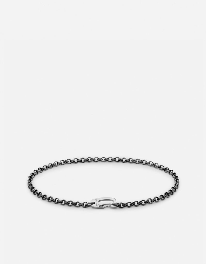 Miansai Bracelets Rolo Clip Bracelet, Sterling Silver Polished Silver / M