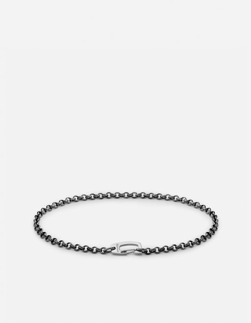 Miansai Bracelets Rolo Clip Bracelet, Sterling Silver Polished Silver / M