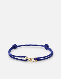 Miansai Bracelets Screw Cuff Rope Bracelet, Gold Tone / Navy Blue Navy Blue / O/S
