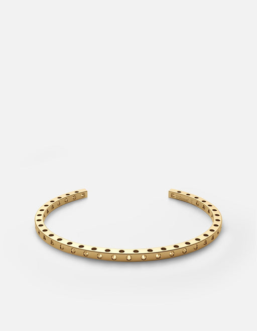 Miansai Cuffs Aero Cuff Bracelet, Gold Vermeil Polished Gold / M