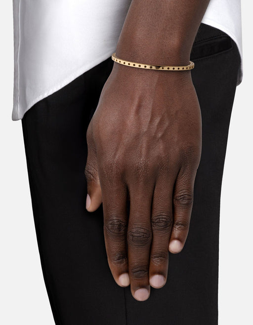 Miansai Cuffs Aero Cuff Bracelet, Gold Vermeil Polished Gold / M