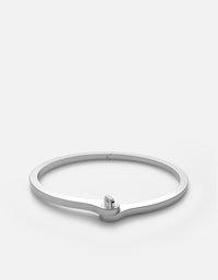 Miansai Cuffs Modern Reeve Cuff, Silver Plated Polished Silver / M