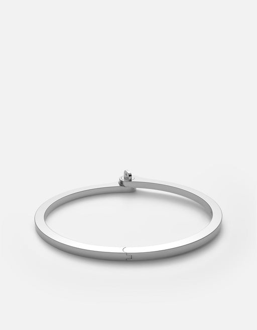 Miansai Cuffs Modern Reeve Cuff, Silver Plated Polished Silver / M