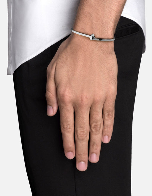 Miansai Cuffs Modern Reeve Cuff, Silver Plated Polished Silver / M
