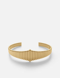 Miansai Cuffs Thin Nia Cuff, Gold Plated Polished Gold / S