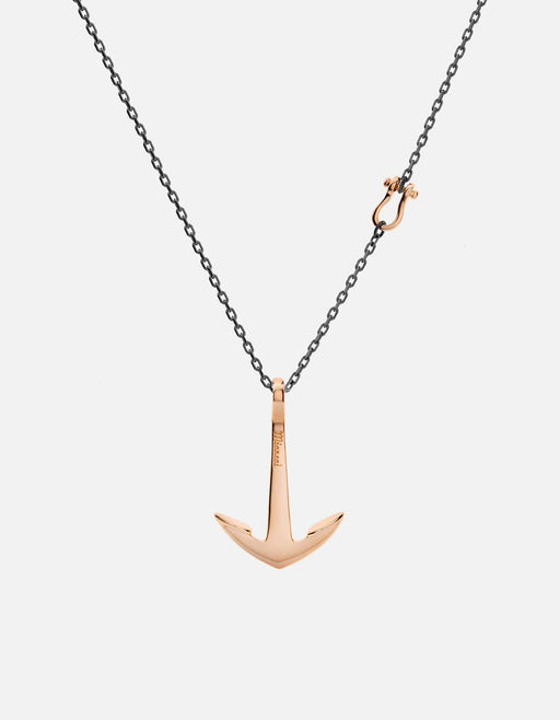 Miansai Necklaces Anchor Necklace, Gold Polished Rose / 27 in.