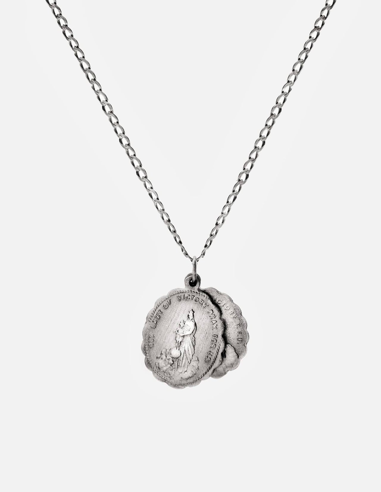 Saints Necklace, Sterling Silver, Matte Men's Necklaces Miansai