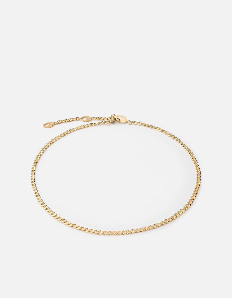 Miansai Necklaces Cuban Link Choker, Gold Vermeil Polished Gold / O/S