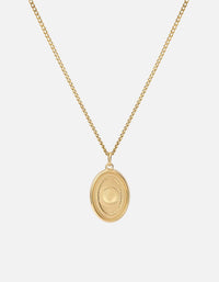 Miansai Necklaces Velocity Necklace, Gold Vermeil Polished Gold / 18 in. / Monogram: No