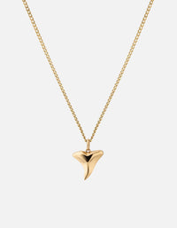 Miansai Necklaces Shark Tooth Necklace, Gold Vermeil Polished Gold / 24 in.