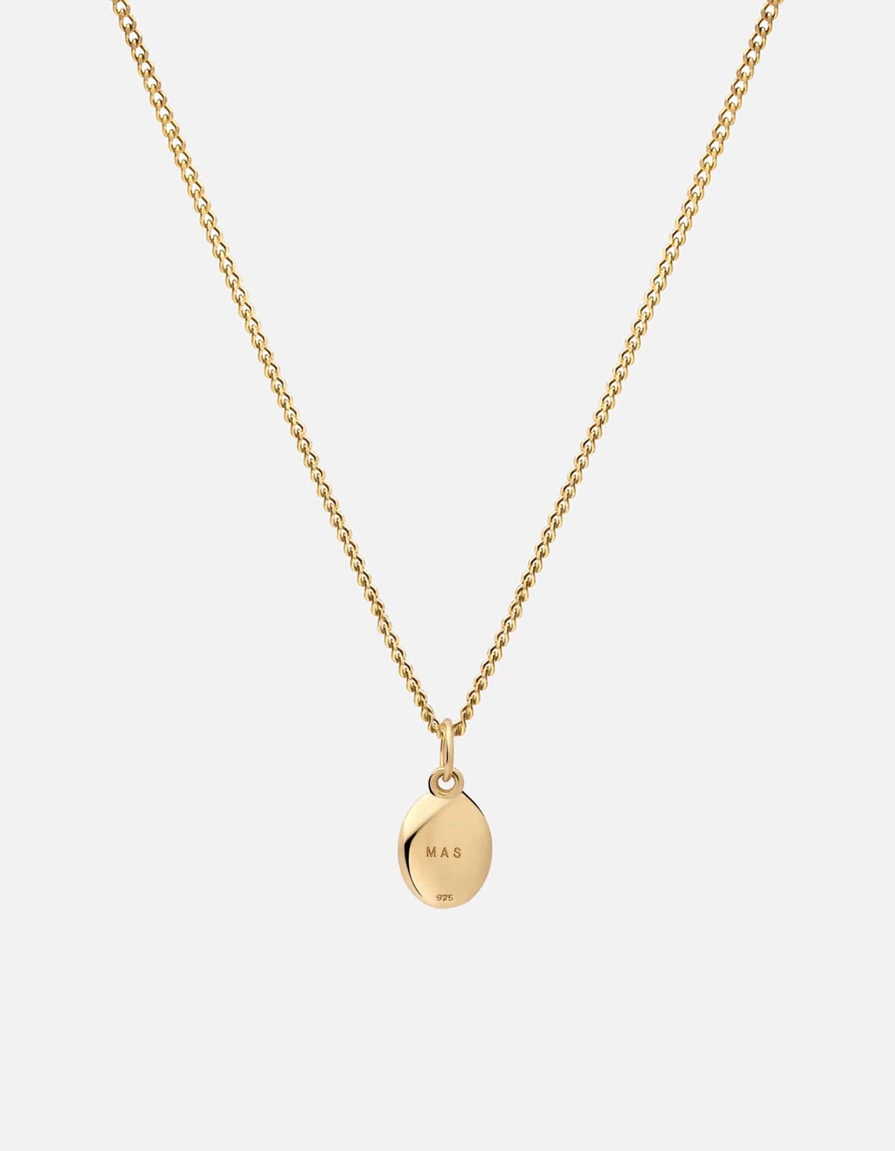 Portal Pendant Necklace w/ Enamel, Gold Vermeil | Men's Necklaces