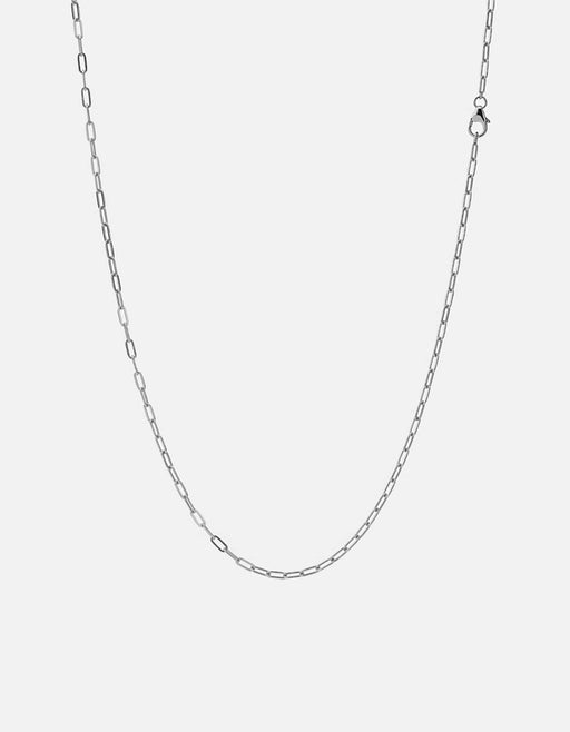 Volt Link Cable Chain Necklace, Sterling Silver Men's