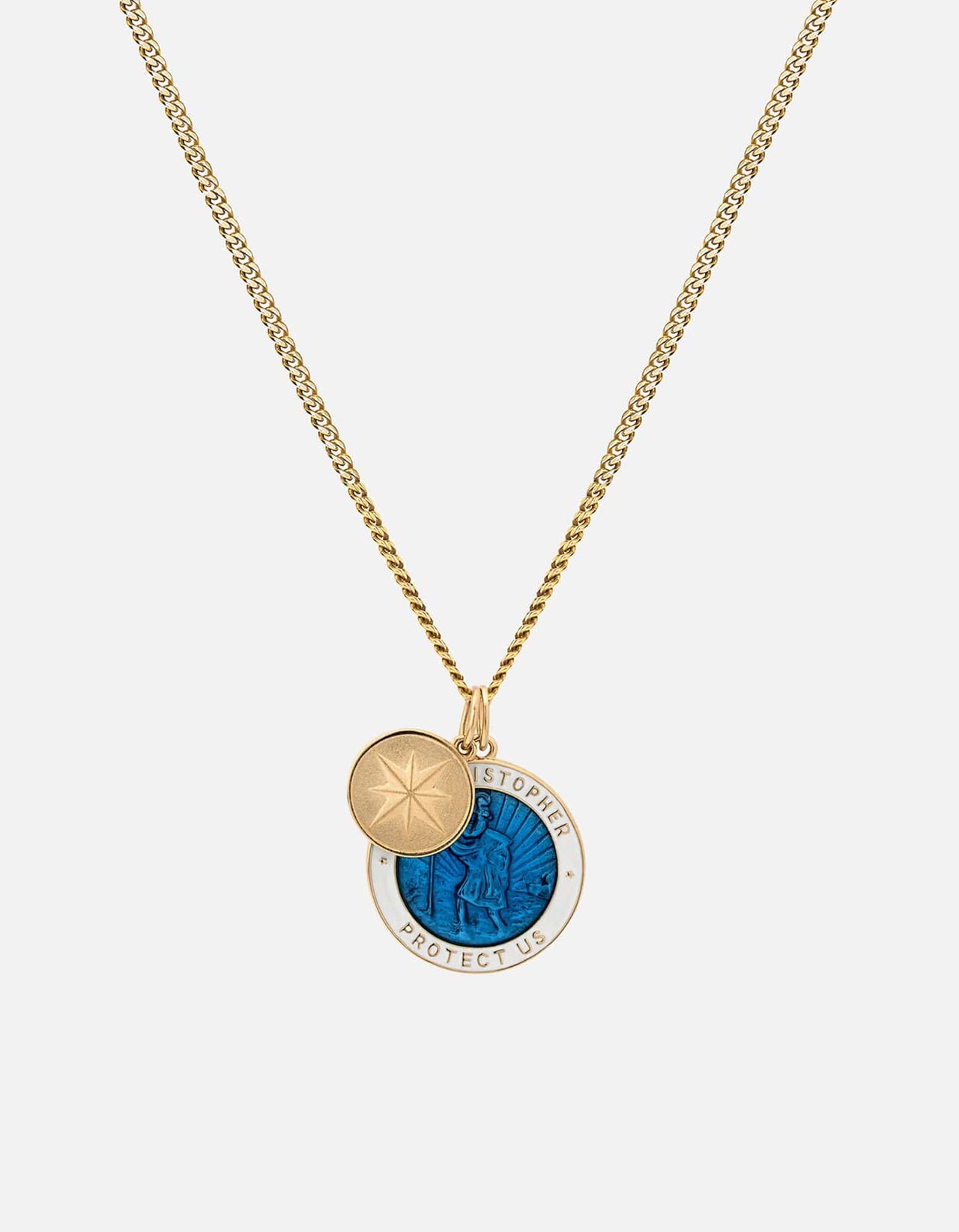 Discover more than 148 blue st christopher necklace latest