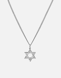 Miansai Necklaces Star of David I Necklace, Sterling Silver Polished Silver / 22 in.