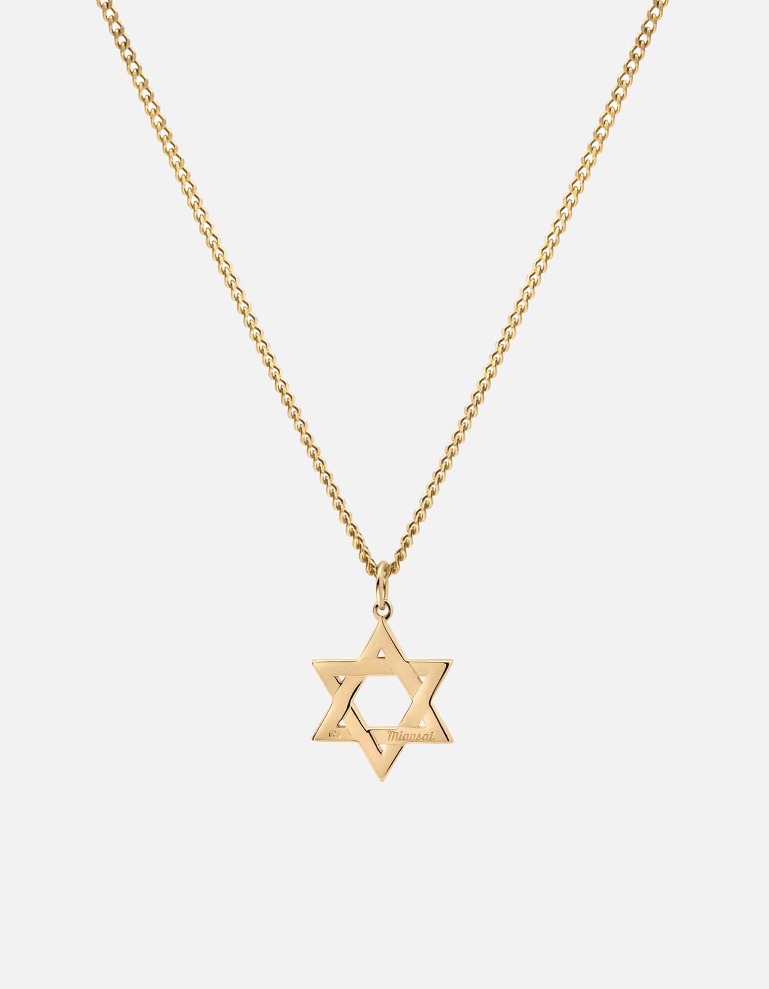 Men's Star of David Necklace, 14k Gold | Miansai