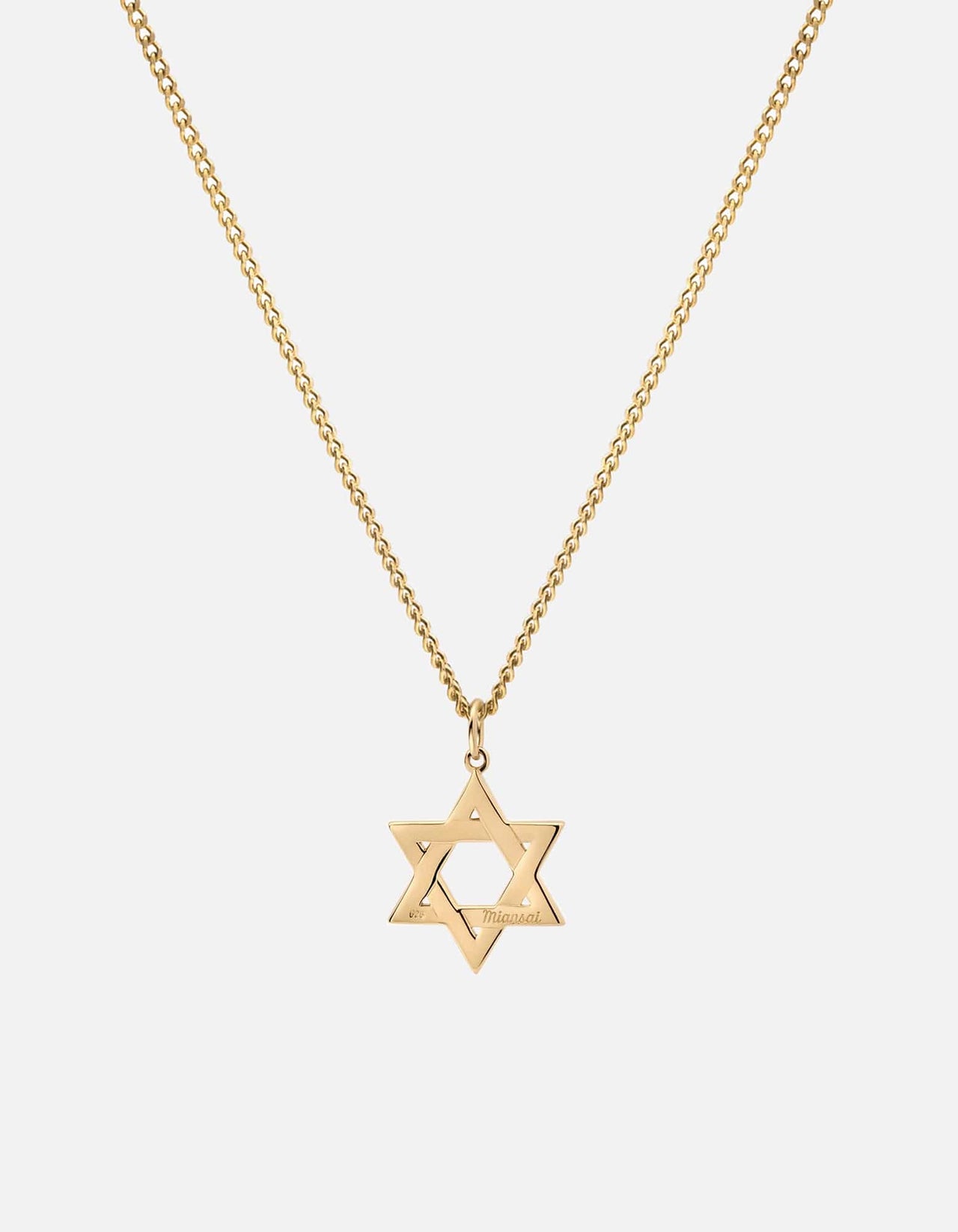 Star of David I Necklace, 14k Yellow Gold | Men's Necklaces | Miansai
