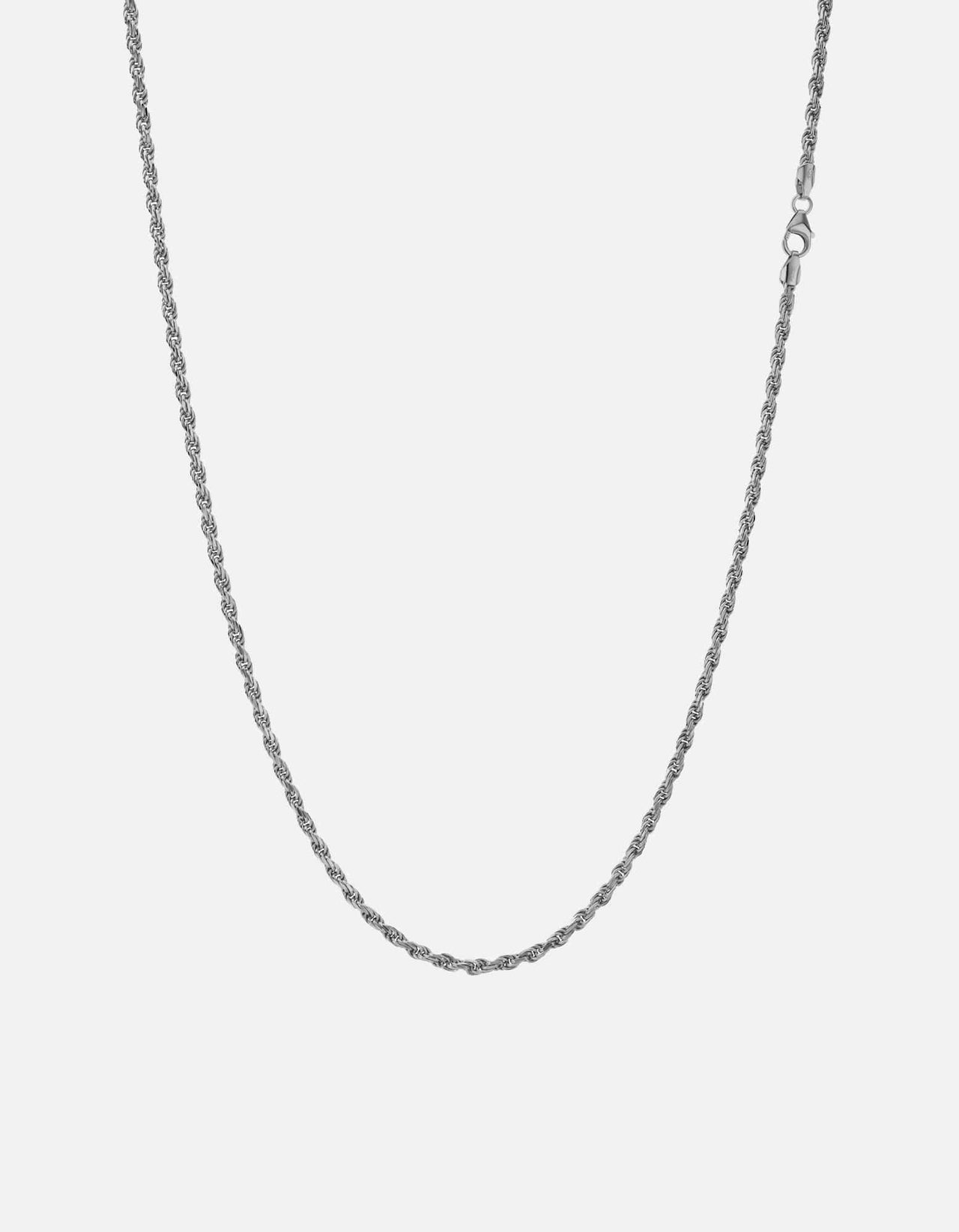 Rope Chain Silvadore Jewellery Rope Chain Necklace, Sterling
