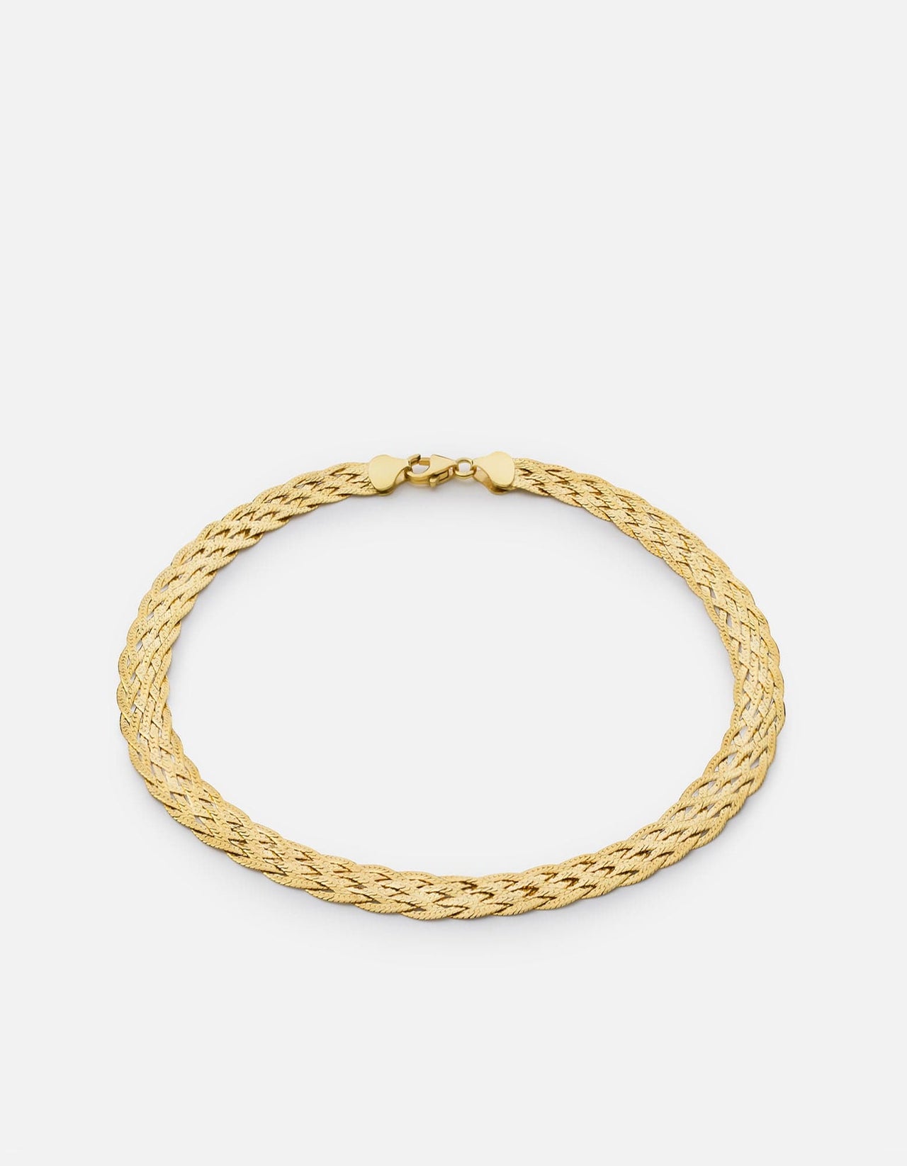 Braided Snake Chain Necklace at – Vivian Grace
