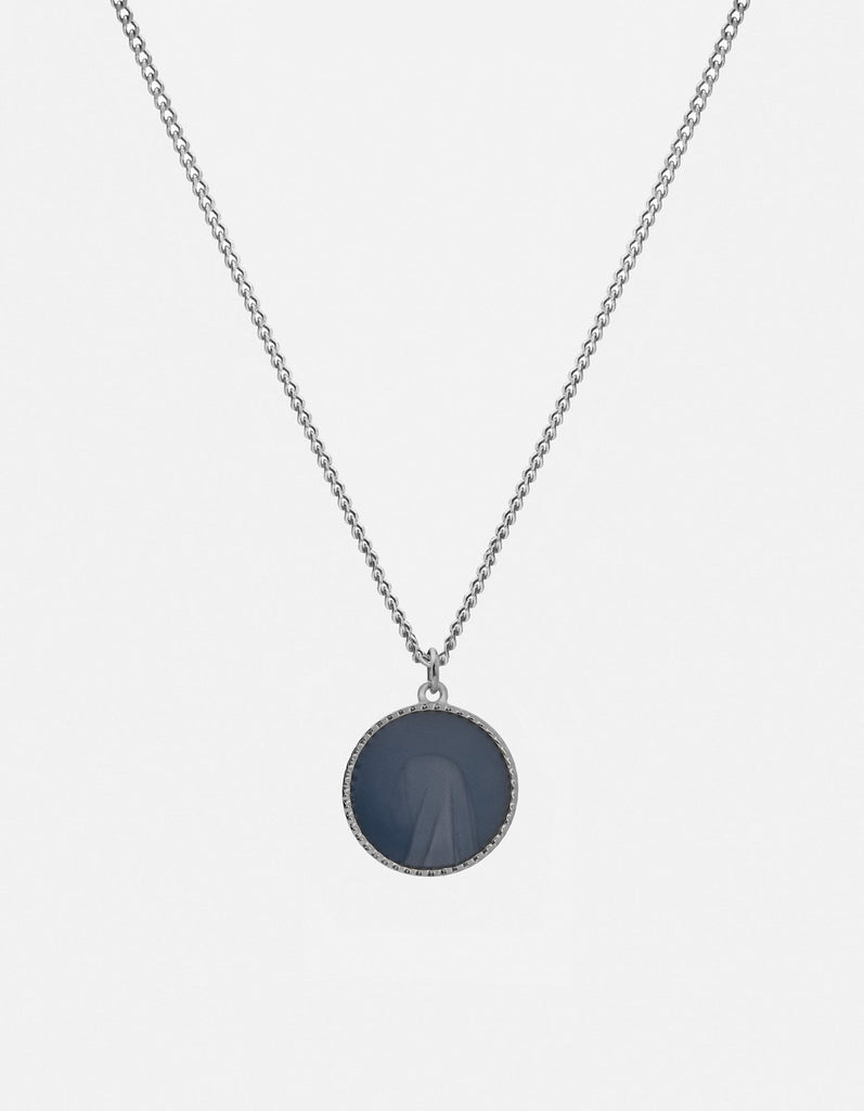 Miansai Necklaces Patron Necklace, Sterling Silver/Blue Blue / 21 in. / Monogram: No