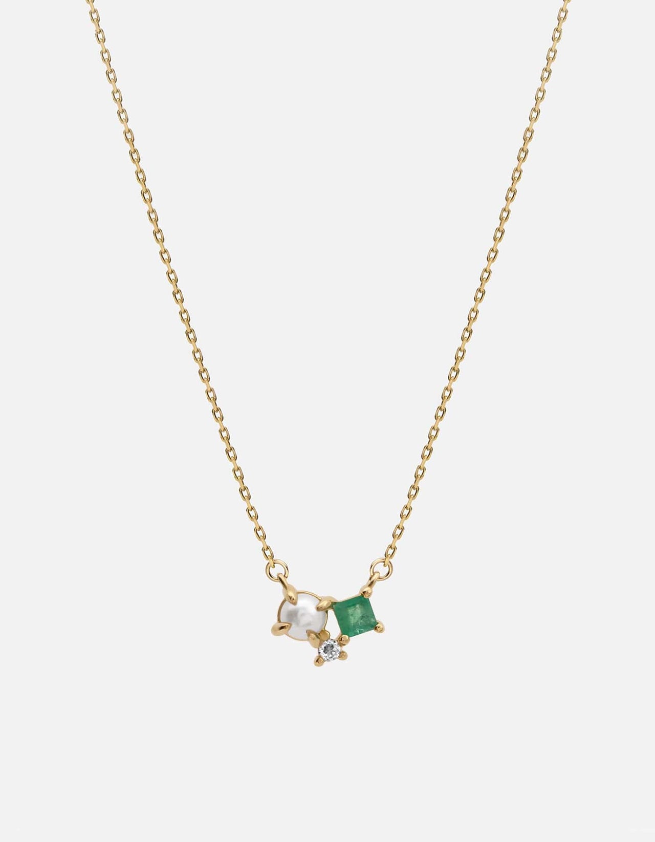 White Gold Pavé Diamond Necklace Move | Messika 03994-WG