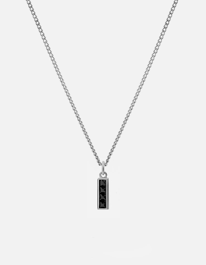 Miansai Necklaces Totem Spinels Necklace, Sterling Silver Black / 21 in.