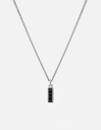 Miansai Necklaces Totem Spinels Necklace, Sterling Silver Black / 21 in.