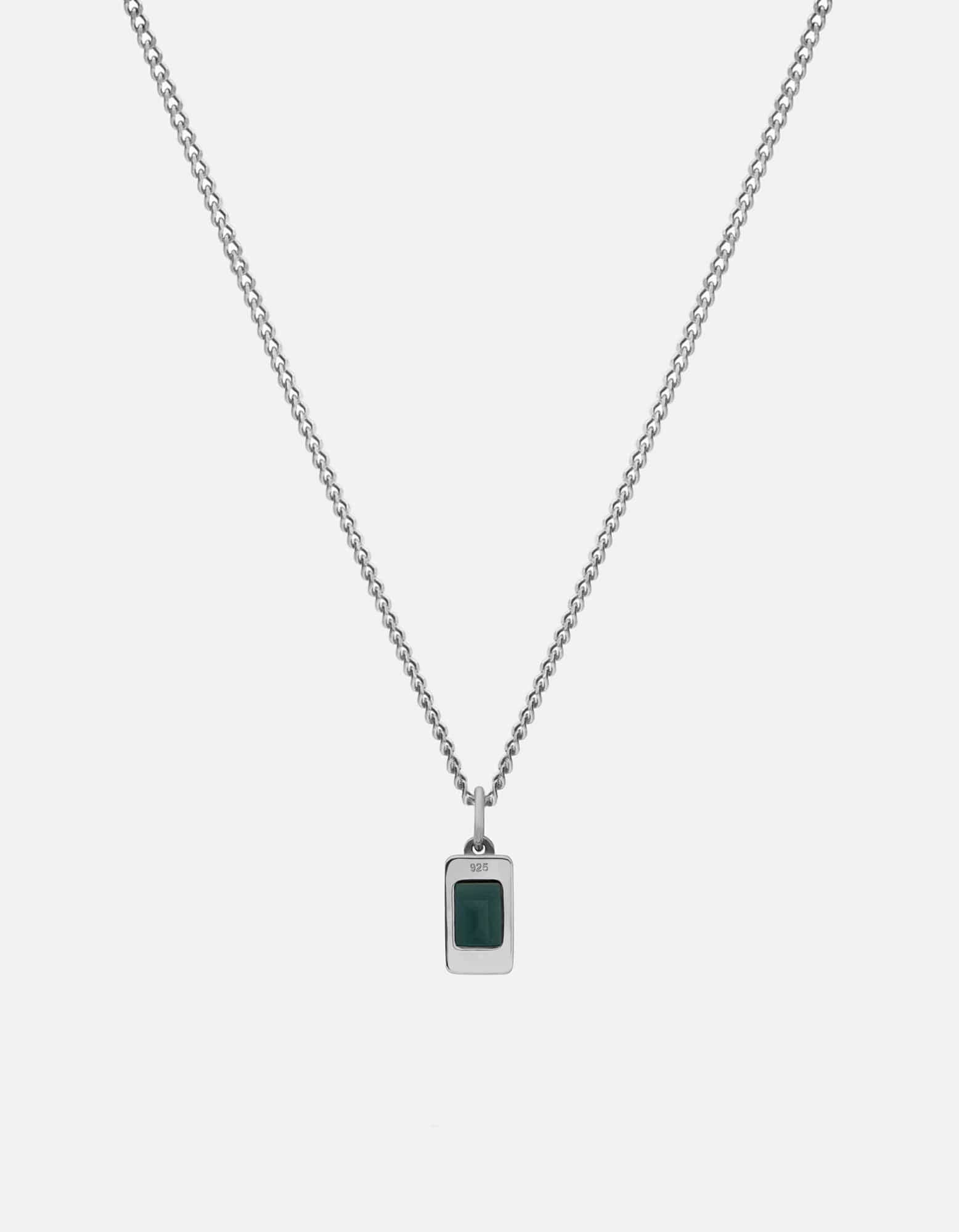 Valor Quartz Pendant Necklace, Sterling Silver | Men\'s Necklaces | Miansai