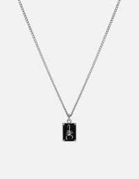 Miansai Necklaces Scorpius Necklace, Sterling Silver/Black Black / 24 in. / Monogram: No