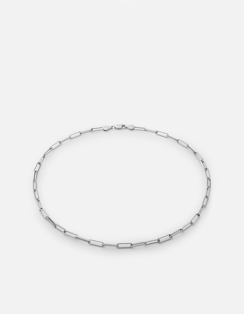 Miansai Necklaces Volt Link Choker, Sterling Silver Polished Silver / 15 in.