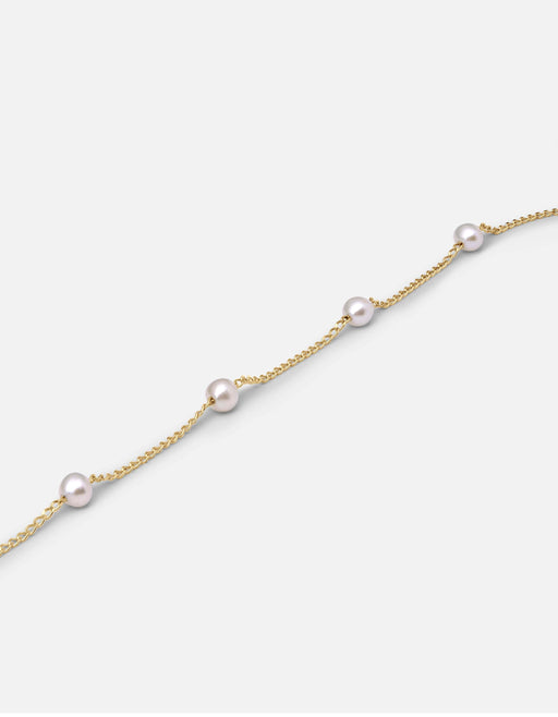 Miansai Necklaces Tiana Pearl Necklace, 14k Gold Polished Yellow Gold w/Pearl / 15-18 in.