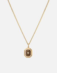 Miansai Necklaces Umbra Sapphire Necklace, Gold Vermeil/Black Black / 21 in.