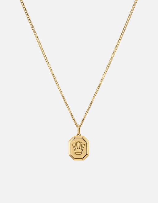 Miansai Necklaces Empire Nyle Necklace, Gold Vermeil Polished Gold / 18 in. / Monogram: No