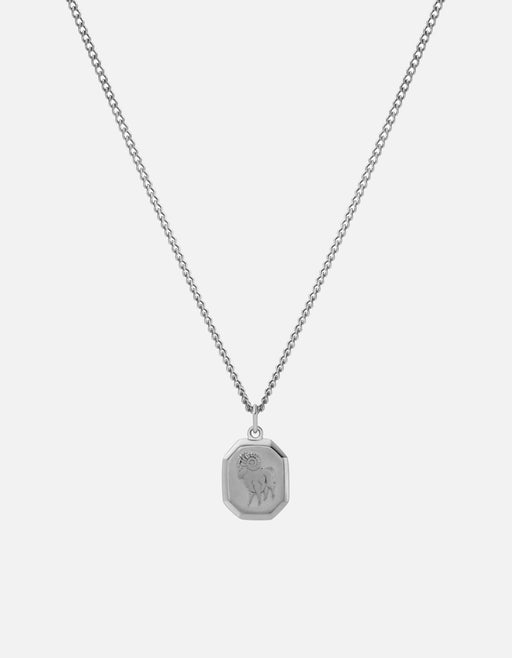 Miansai Necklaces Aries Nyle Necklace, Sterling Silver Polished Silver / 21 in. / Monogram: No