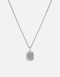 Miansai Necklaces Gemini Nyle Necklace, Sterling Silver Polished Silver / 21 in. / Monogram: No