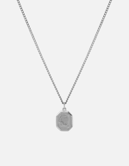 Miansai Necklaces Zodiac Nyle Necklace, Sterling Silver Leo/Polished Silver / 21 in. / Monogram: No