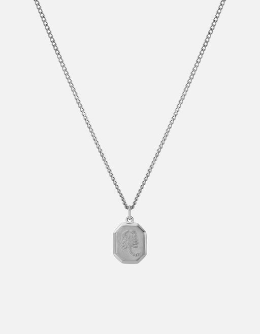 Miansai Necklaces Scorpio Nyle Necklace, Sterling Silver Polished Silver / 21 in. / Monogram: No