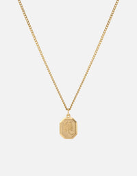 Miansai Necklaces Scorpio Nyle Necklace, Gold Vermeil Polished Gold / 18 in. / Monogram: No