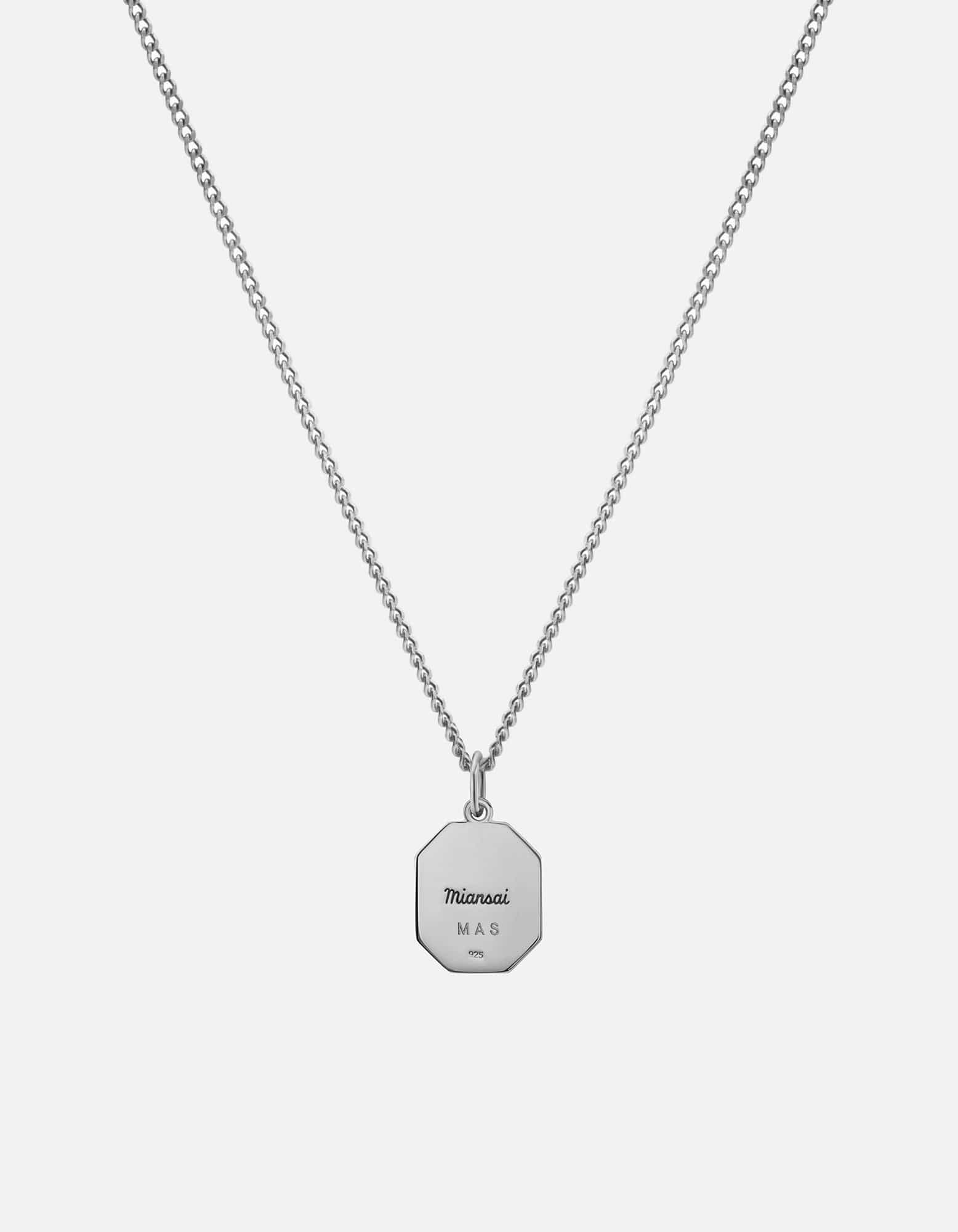 Aquarius Nyle Pendant Necklace, Sterling Silver | Men