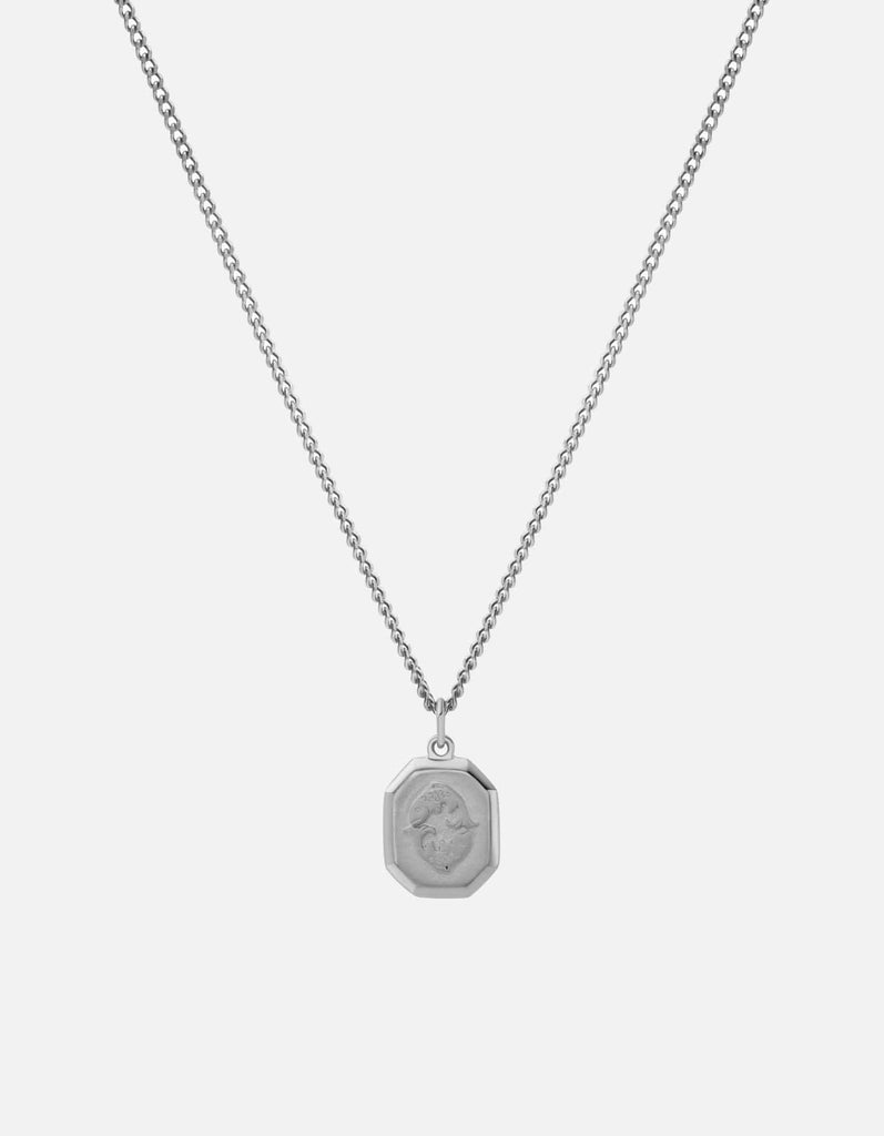 Miansai Necklaces Pisces Nyle Necklace, Sterling Silver Polished Silver / 21 in. / Monogram: No