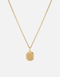 Miansai Necklaces Pisces Nyle Necklace, Gold Vermeil Polished Gold / 18 in. / Monogram: No