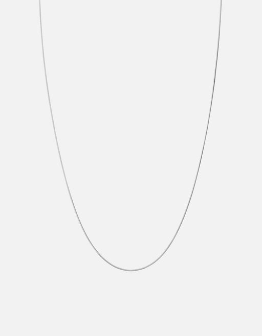 Miansai Necklaces Lynx Chain Necklace, Sterling Silver Polished Silver / 21 in.