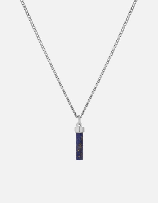 Miansai Necklaces Remi Lapis Necklace, Sterling Silver Blue / 21 in.